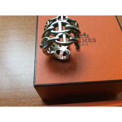 bague hermes chaine d'ancre enchainee|bague chain enchaînée hermes.